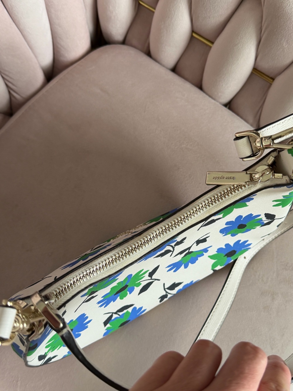 Kate Spade ♠️ Kristi Park Posies Shoulder Bag Crossbody - Picture 7 of 16